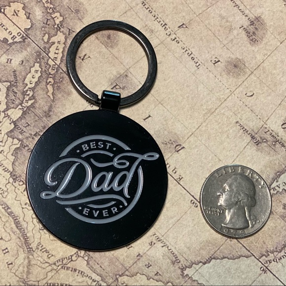 NEW Best Dad Ever -Keyring/Keychain in Gift Tin KMO071 - Picture 10 of 12